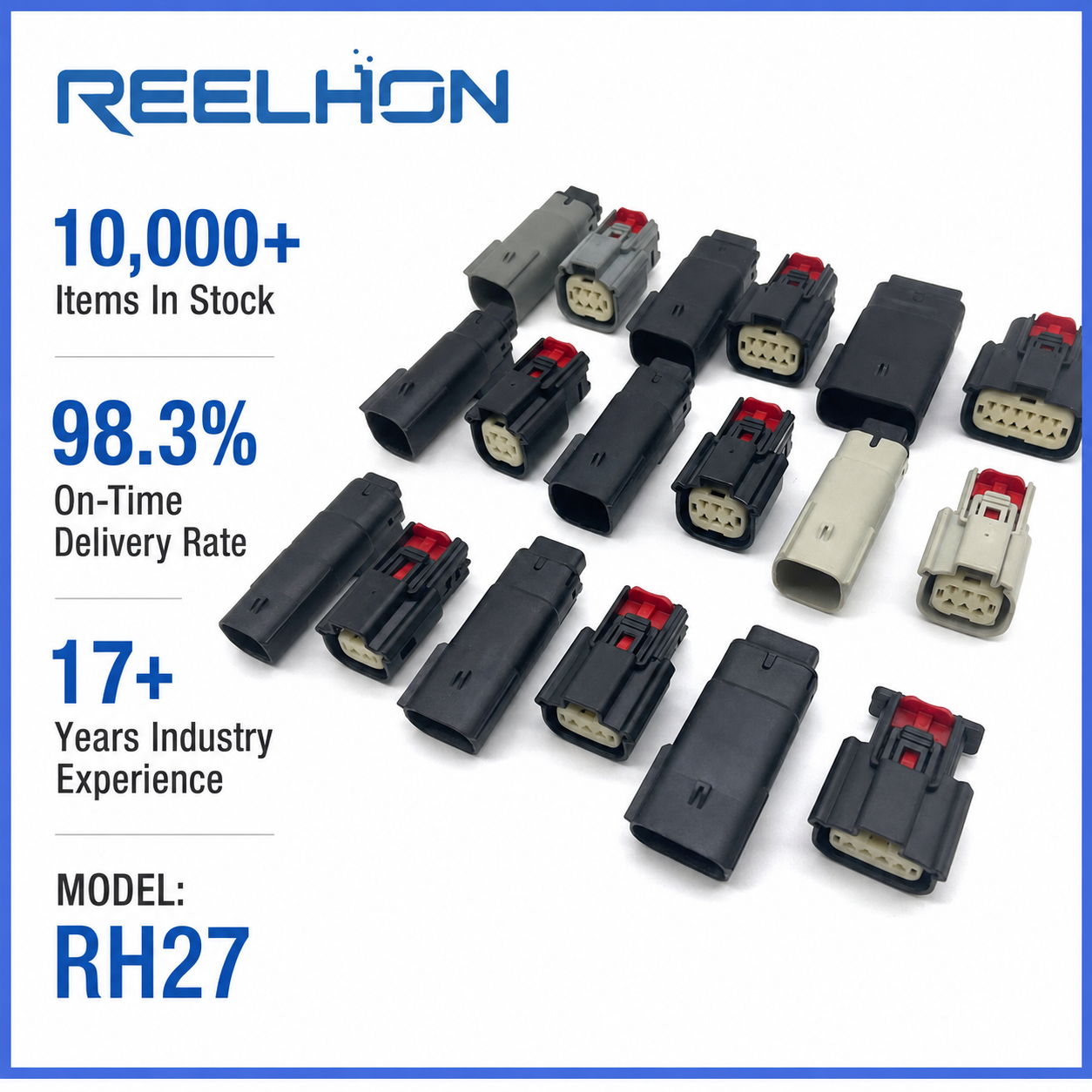  2-6 Pin Waterproof Sealed 1.5mm Male Female Auto Connector Set for Car Sensor Body Control Harness