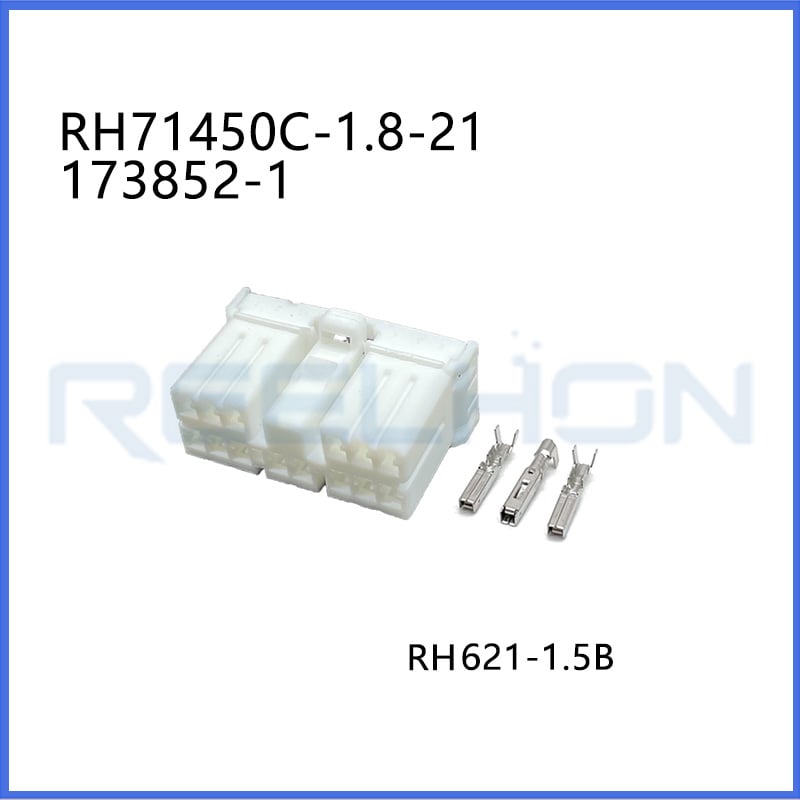 RH71450C-1.8-21/173852-1 14 Pin Automotive Connector for Female Terminals Waterproof IP67 PCB