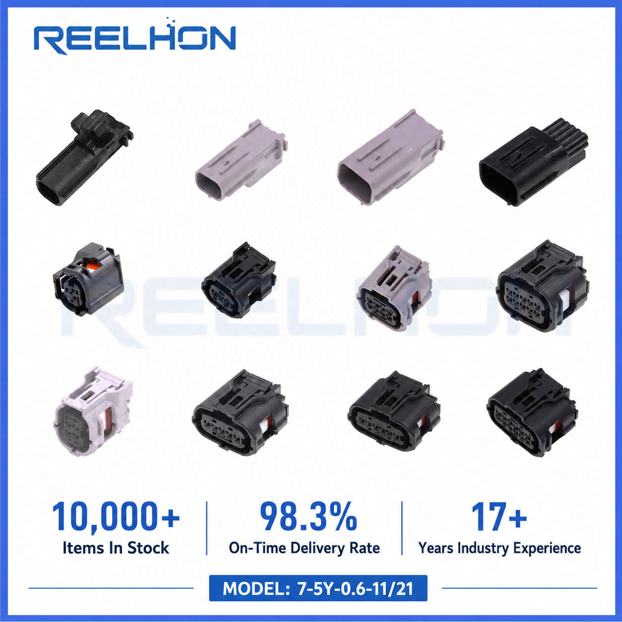 7-5Y-0.6-11/21 1-12 Pin Waterproof Sealed 0.64mm TS Series Auto Connector for Toyota Honda Mazda Sensor Wiring Harness