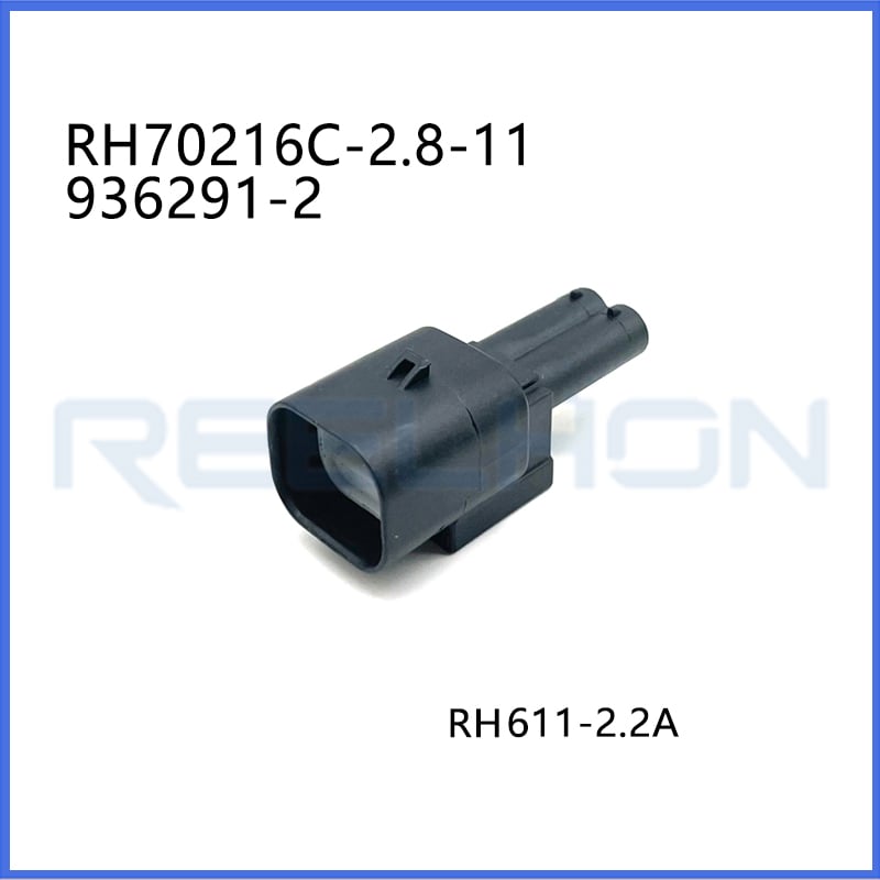 936291-2/70216C-2.8-11 2 Pin Male Assembly Wiring Harness Automotive Connector Car Electrical Wire Socket