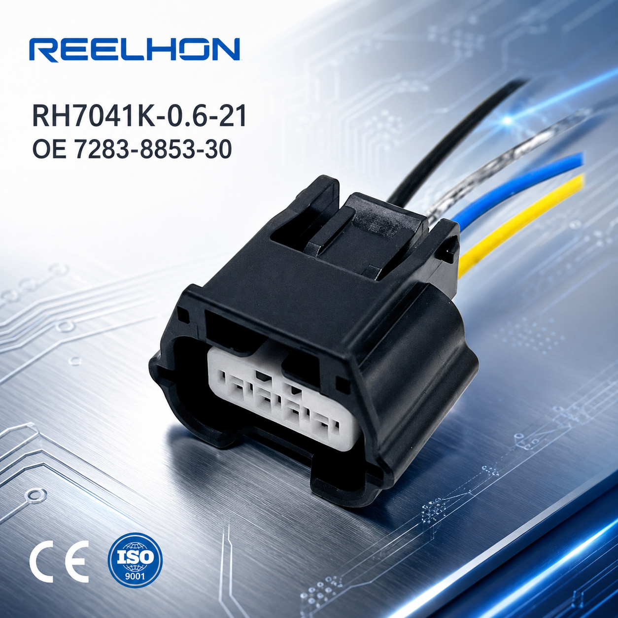 ตัวเชื่อมต่ออัตโนมัติแบบกันน้ำ 4 ขา รุ่น 7041K-0.6-21 และ 7283-8853-30 สำหรับระบบ ABS ของโตโยต้าและมิตซูบิชิ