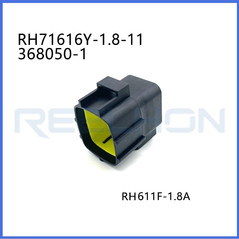 RH71616Y-1.8-11/368050-1 12 V, 16 Position, Automotive Connector for Female Terminals, Wire-to-Wire, 5.6 mm