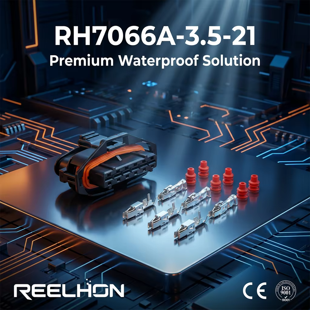 RH7066A-3.5-21/1-928-403-740/936394-2، 12 فولت، موصل سيارات بـ 6 مواضع للطرف الأنثوي