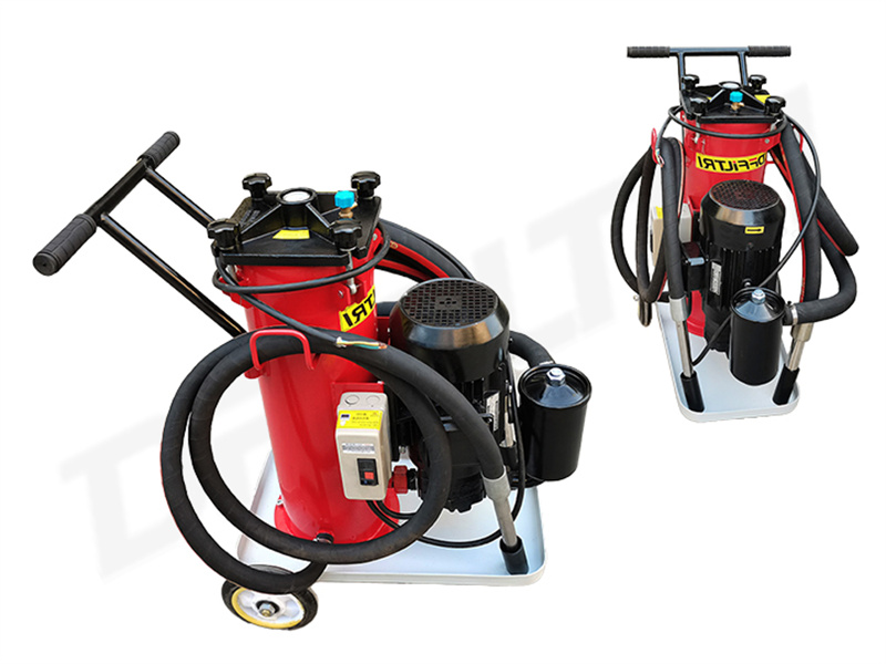 DLYJ Hand push Oil Filter - Hydraulic Oil Maintenance Efficient Purification Machine