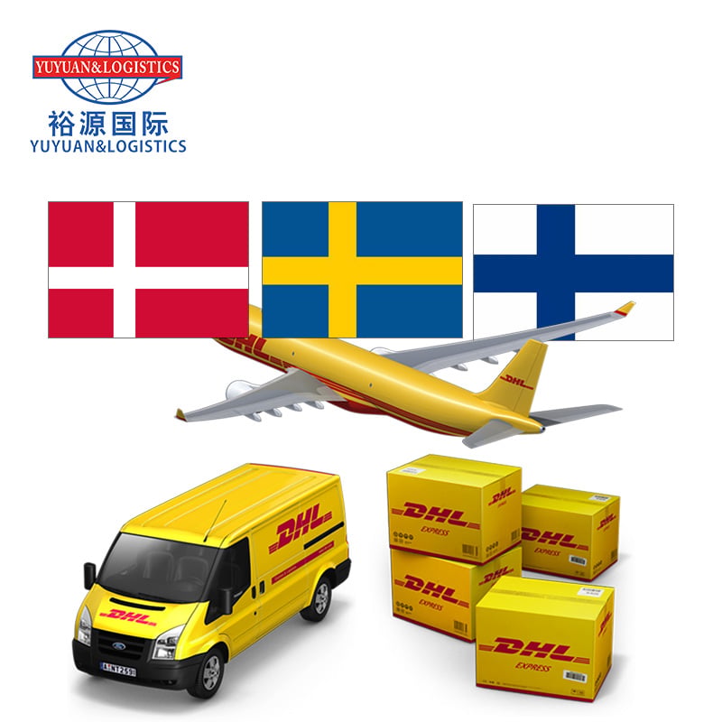 International Freight Forwarder DHL UPS Express Fast Delivery to Denmark Sweden Finland Customs Clearance Freight Shipping Companies