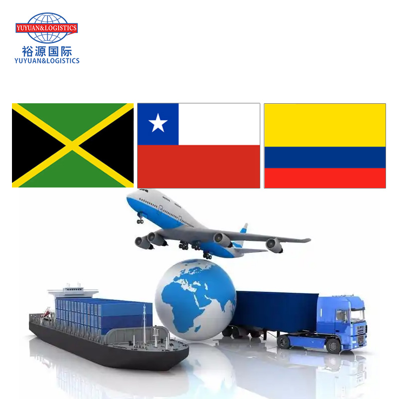 International Courier Service Door to Door Shipping Agent China to Colombia Jamaica Chile Air Freight Forwarder Shipping Company