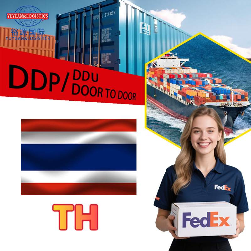Reliable Shipping Agent DDP Door to Door Cargo Agents From China to Thailand LCL Sea Freight Forwarder Logistics Company