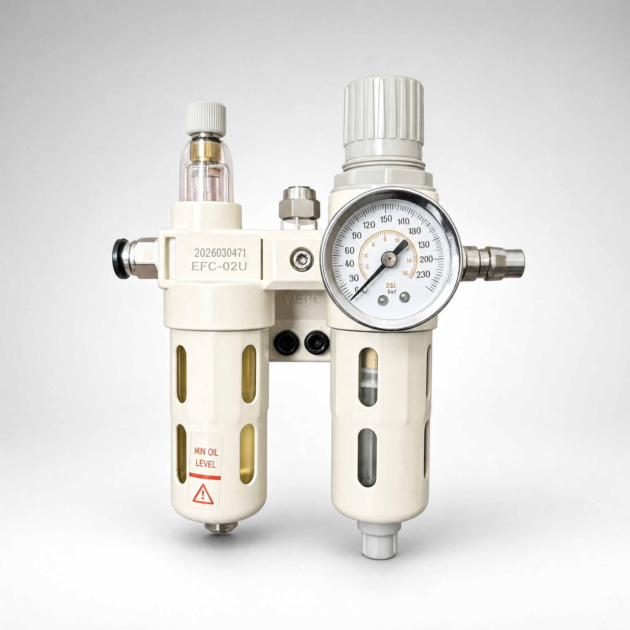 Oil-water separator/air filter of tire changer