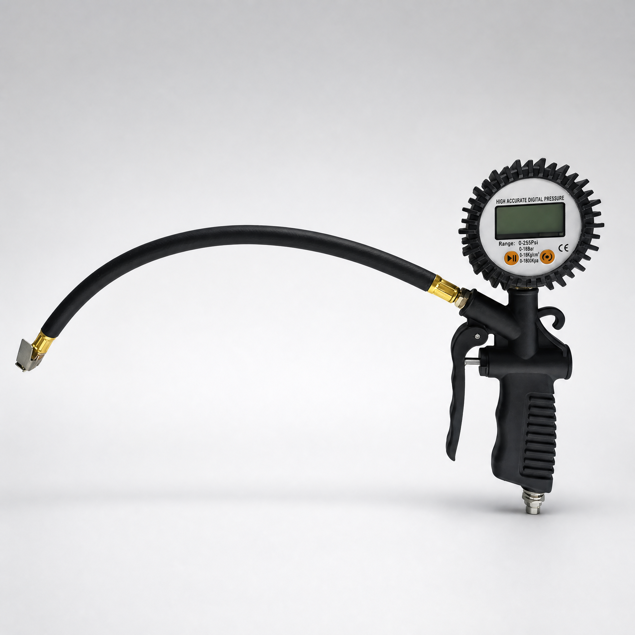 Digital LCD Tire Inflator Gauge