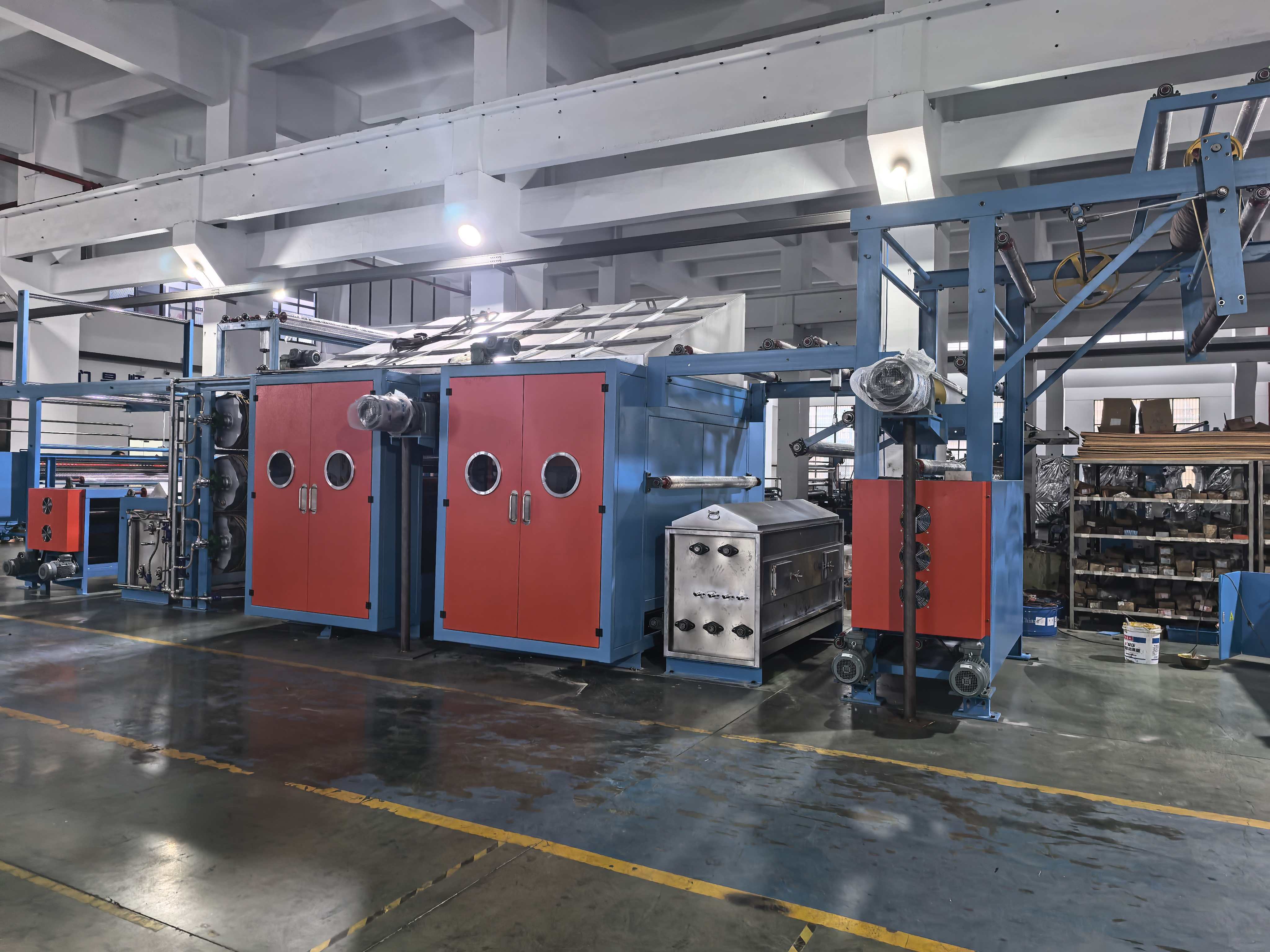 Corduroy singeing machine