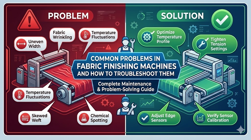 Common Problems in Fabric Finishing Machines and How to Troubleshoot Them