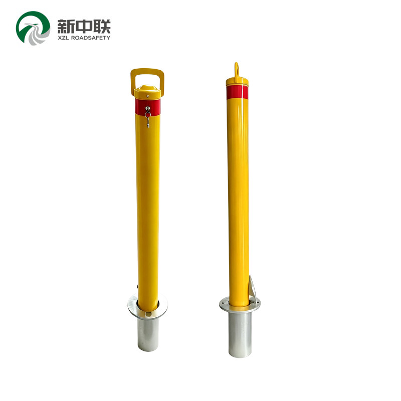 Flat‑Top Handle Removable Carbon Steel Bollard Movable Security Post Price