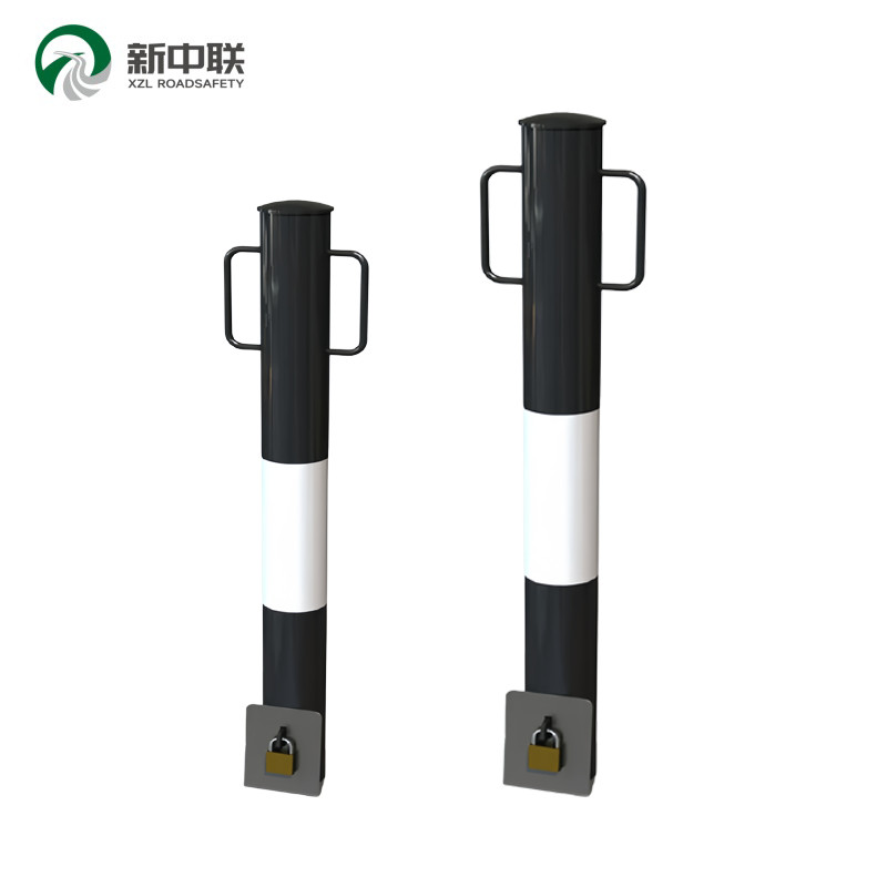 Lockable Demountable Movable Parking Post Removable Security Bollards With Handles
