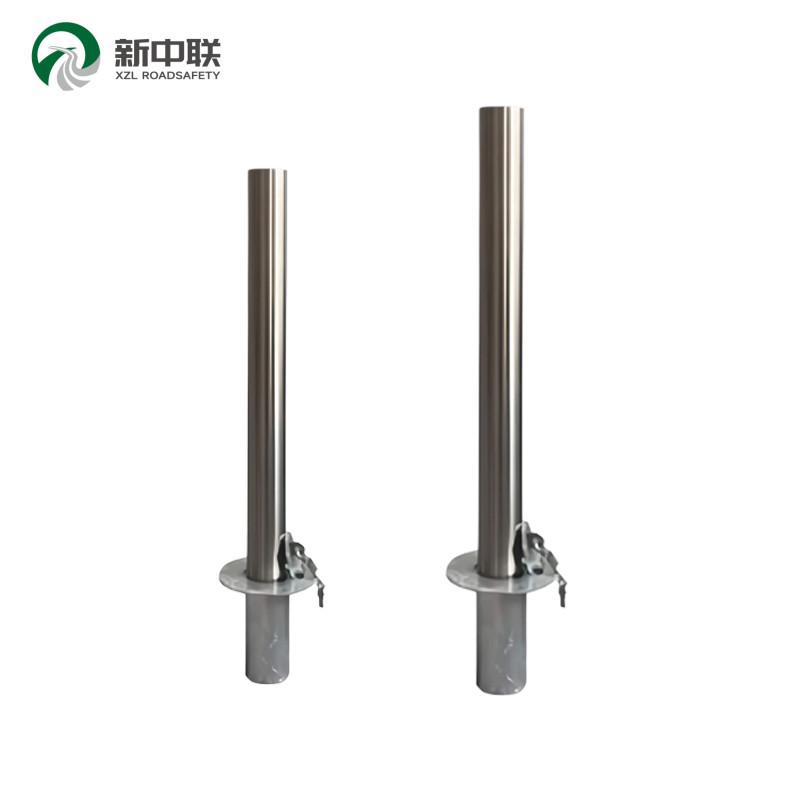 Stainless Steel Removable Lockable Bollard Movable Security Post
