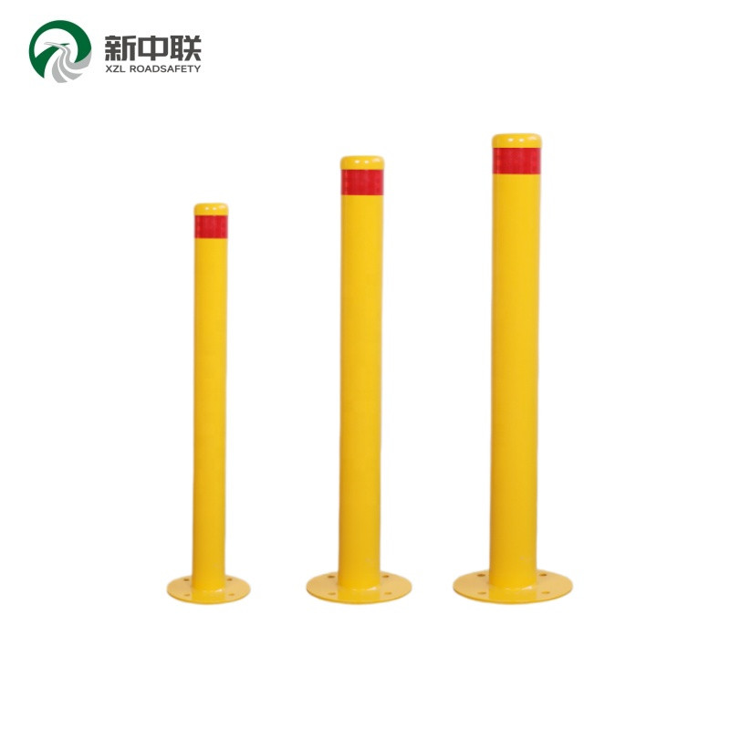 Traffic High Security bollard Steel Pipe Safety Bollard  for Community Security