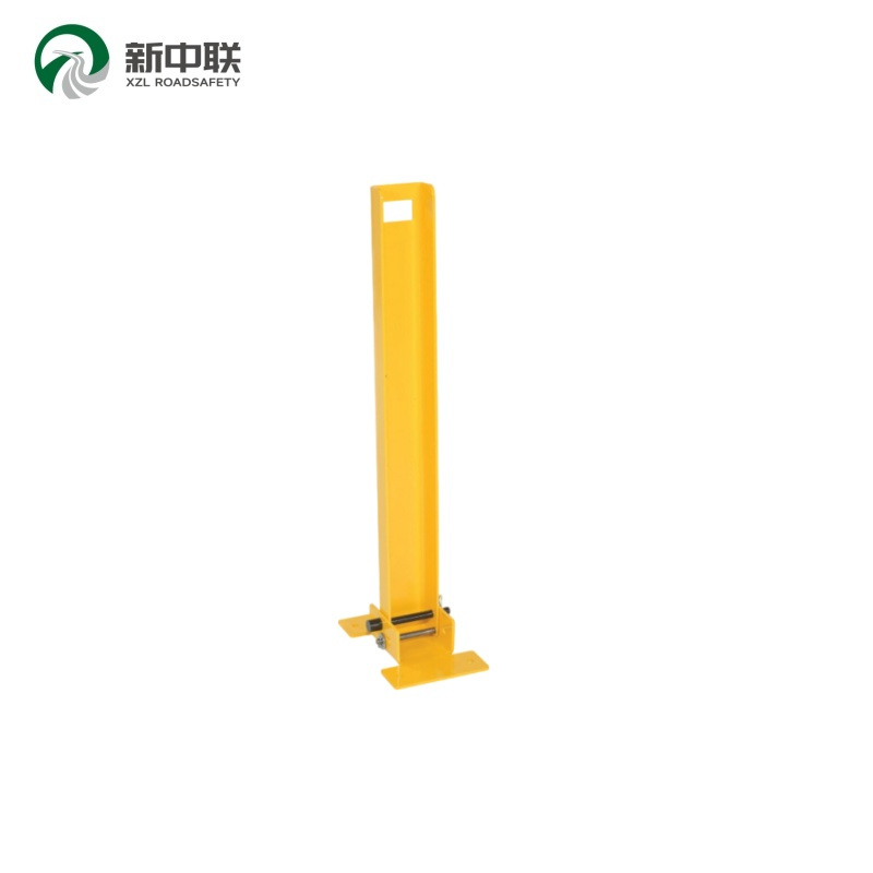 Heavy‑Duty Hinged Lockable Parking Post Collapsible Parking Bollard Foldable Bollard