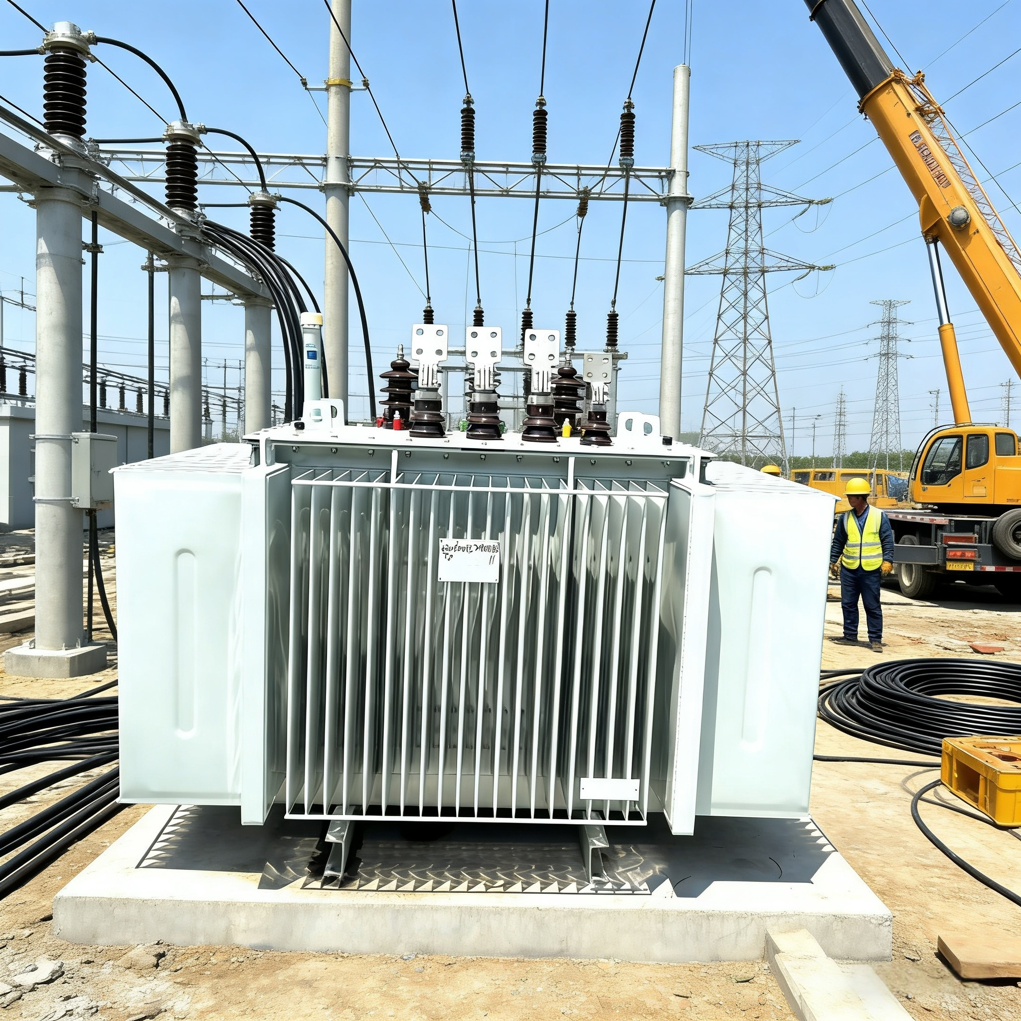 Upgrading aging infrastructure with a new power line transformer