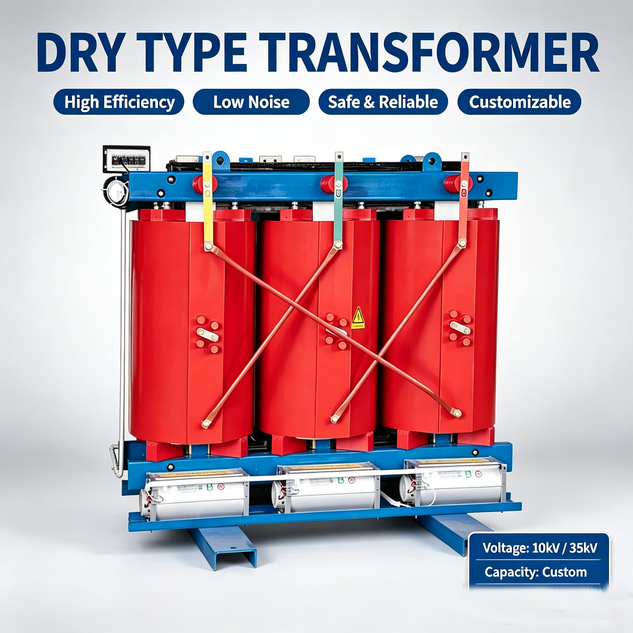 Cast Resin Dry-Type Transformer | High Safety & Low Loss