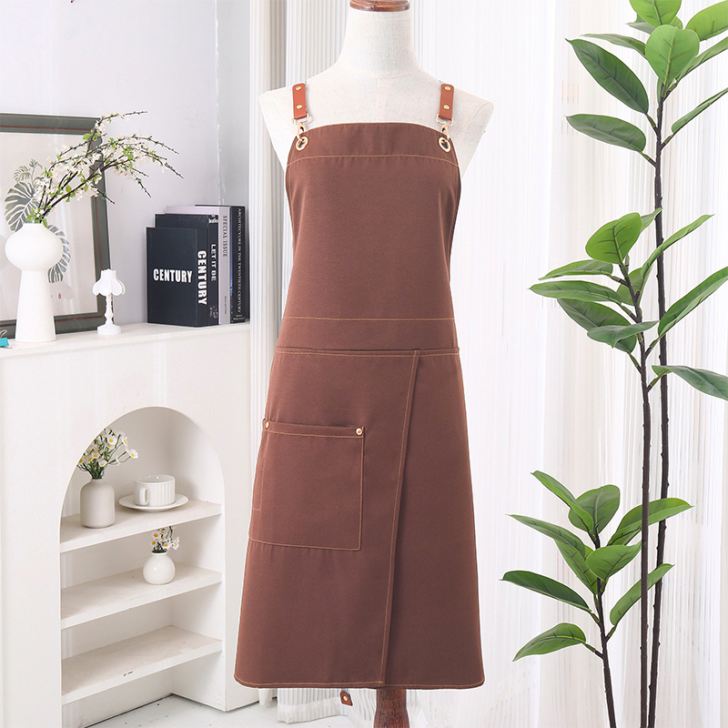 Custom Print Kitchen Cook Apron Chef Sublimation Waterproof Logo Adult Canvas Apron