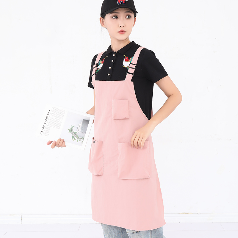 Grosir Apron Pakaian Kerja Tahan Air dengan Logo Cetak Kustom untuk Iklan Rumah Tangga dan Dapur