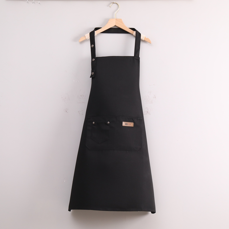 Aproană de bucătărie pentru bucătari, uniformă personalizată cu imprimare logo, 100% poliester, pentru tehnicieni în domeniul unghiilor, saloane de frizerie, bărbiere, servitoare