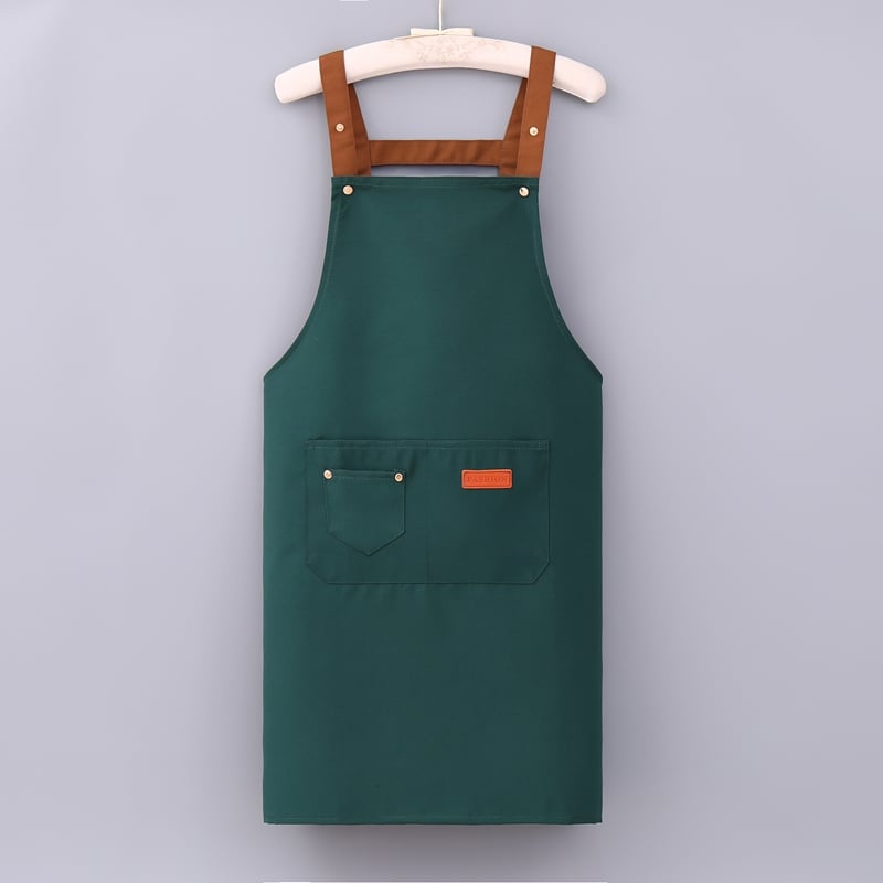 Celemek Dapur dari Bahan Poliester dan Katun dengan Logo Kustom untuk Pembersihan, Memasak, dan Profesi Koki di Restoran bagi Dewasa