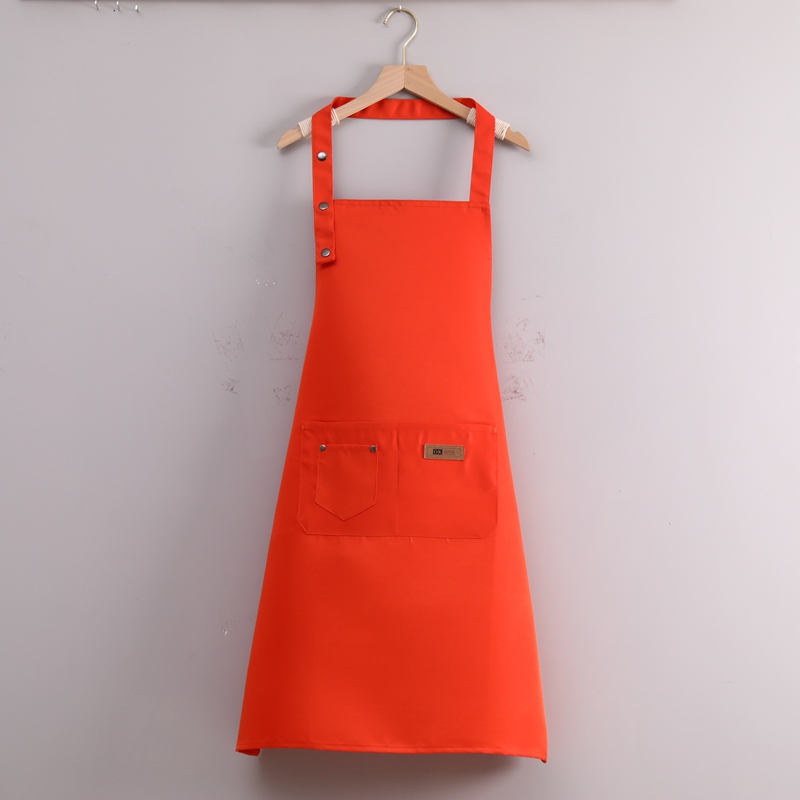Aproană de bucătărie pentru bucătari, uniformă personalizată cu imprimare logo, 100% poliester, pentru tehnicieni în domeniul unghiilor, saloane de frizerie, bărbiere, servitoare