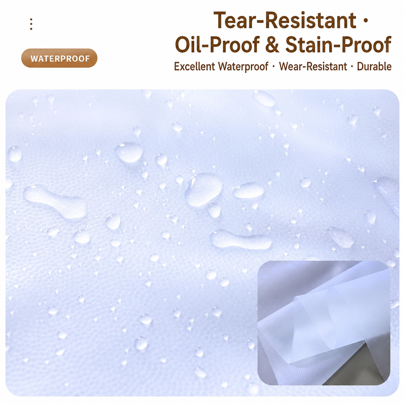 Customized Eco-Friendly Durable Waterproof Cost-effective Bulk Wholesale Household Kitchen Reusable Beef Tendon PU Leather Apron