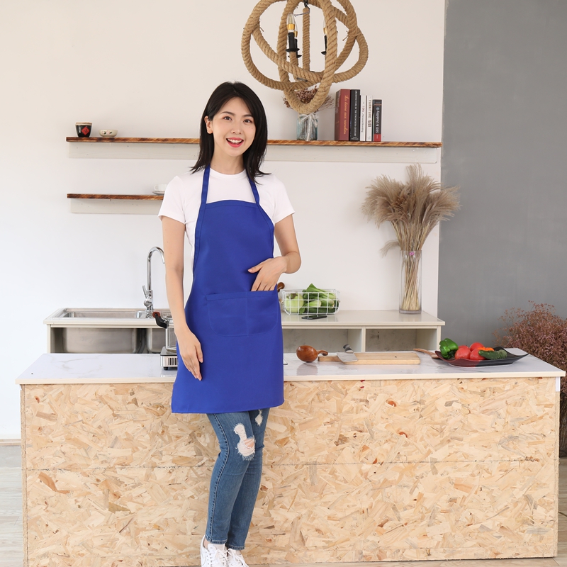 Aproană de bucătar de înaltă calitate, cu design de modă, 100% poliester, moale, cu reglare a mărimii, aproană de bucătărie, aproană goală pentru gătit