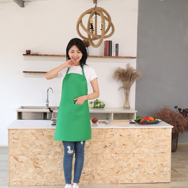 Aproană de bucătar de înaltă calitate, cu design de modă, 100% poliester, moale, cu reglare a mărimii, aproană de bucătărie, aproană goală pentru gătit