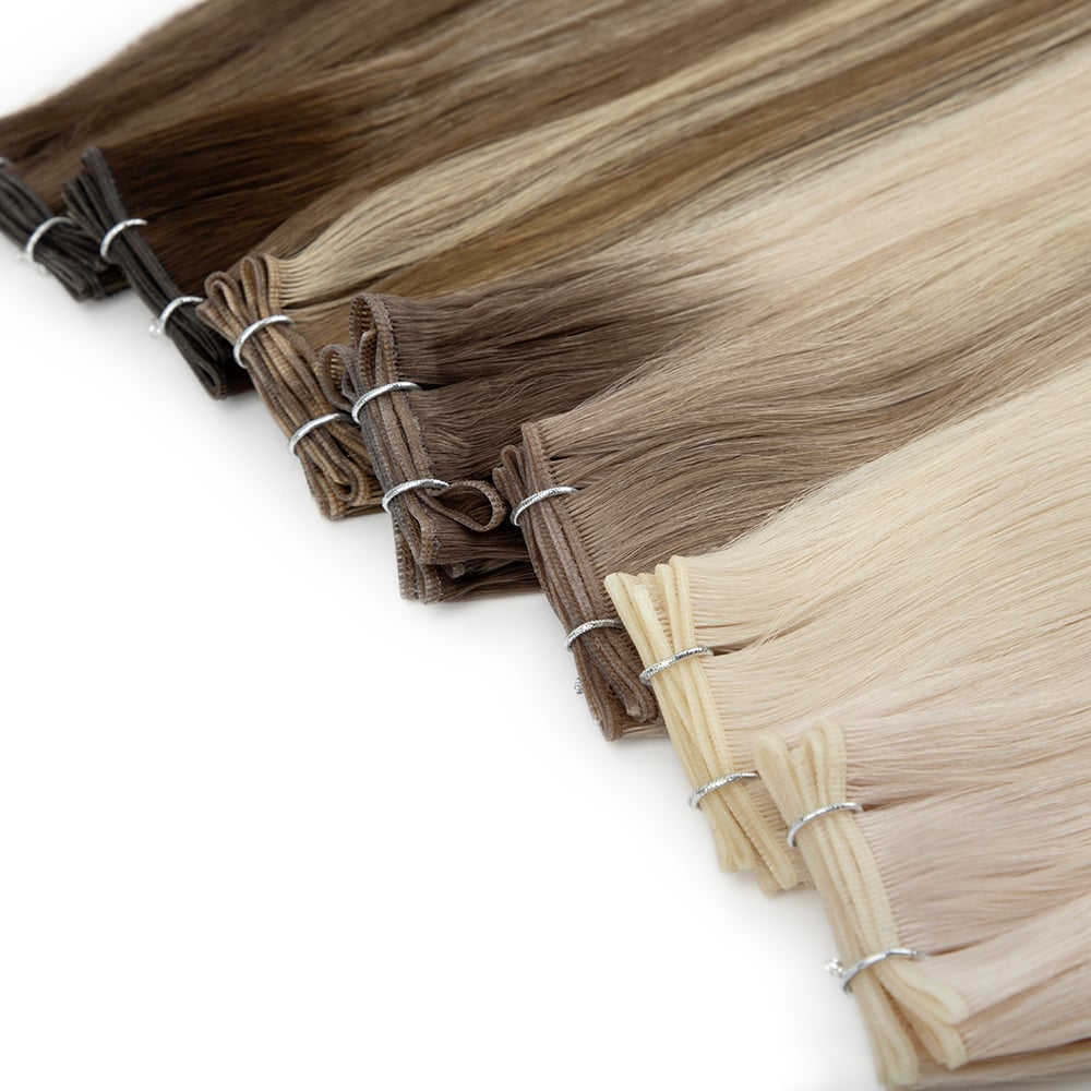 Originele Genius Weft 20 g ultradunne, uitsnijdbare, dubbel getrokken, onbehandelde menselijke haarverlengingen van merkhouder LeShine Hair