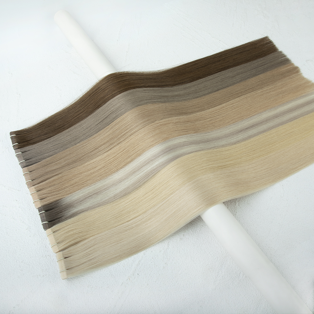 2.5g Invisible Tape Hair Extensions With Imported Soft PU And Silk Technology For Discreet Tape Attachment