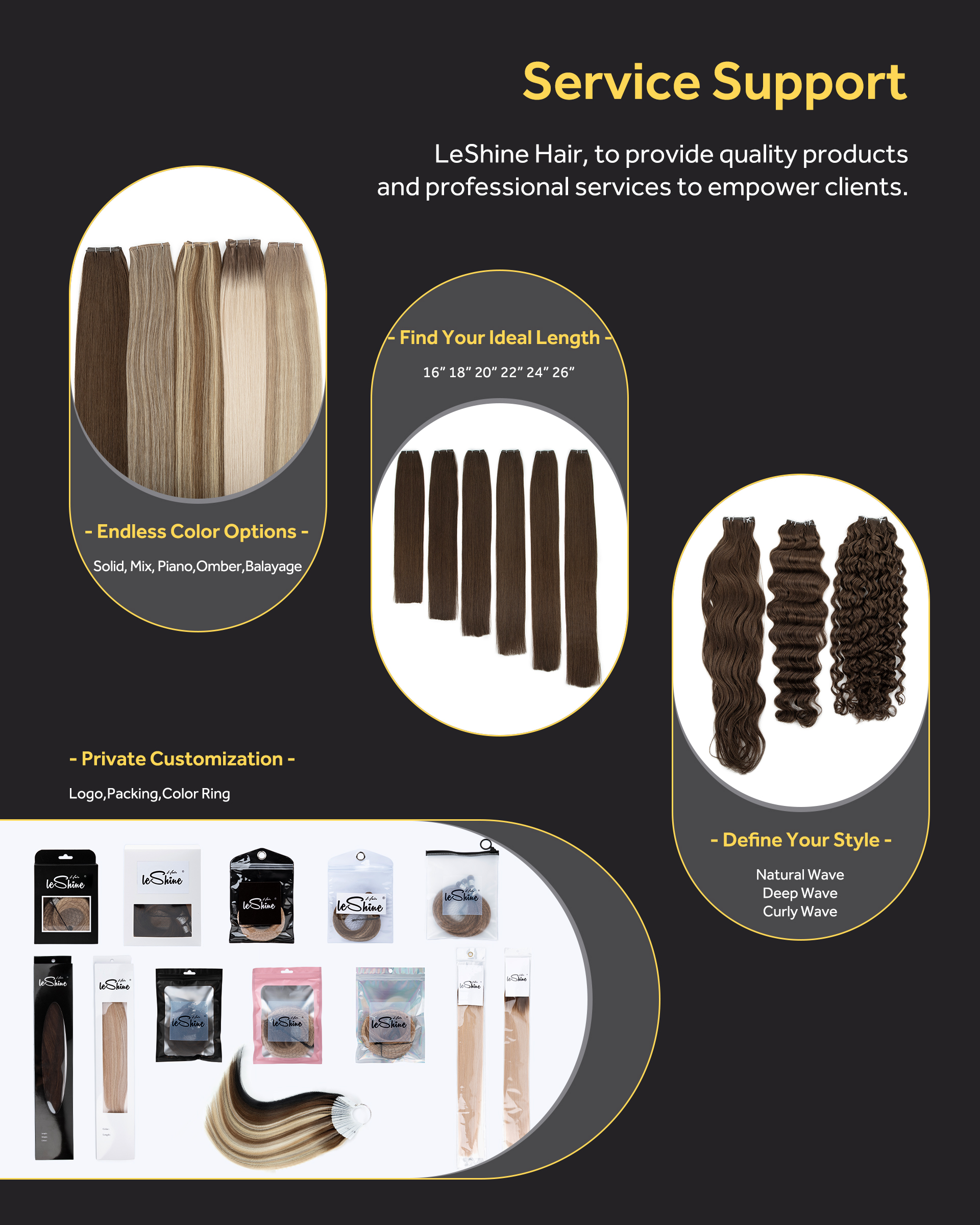 Pre-Bonded I Tip Double Drawn Virgin Human Hair Extensions for Professional Micro Ring Installation