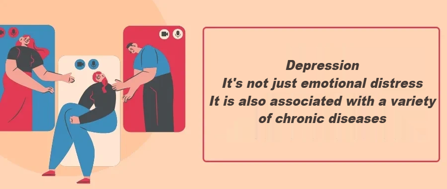 Depression: Beyond Emotional Distress, Linked to Chronic Diseases