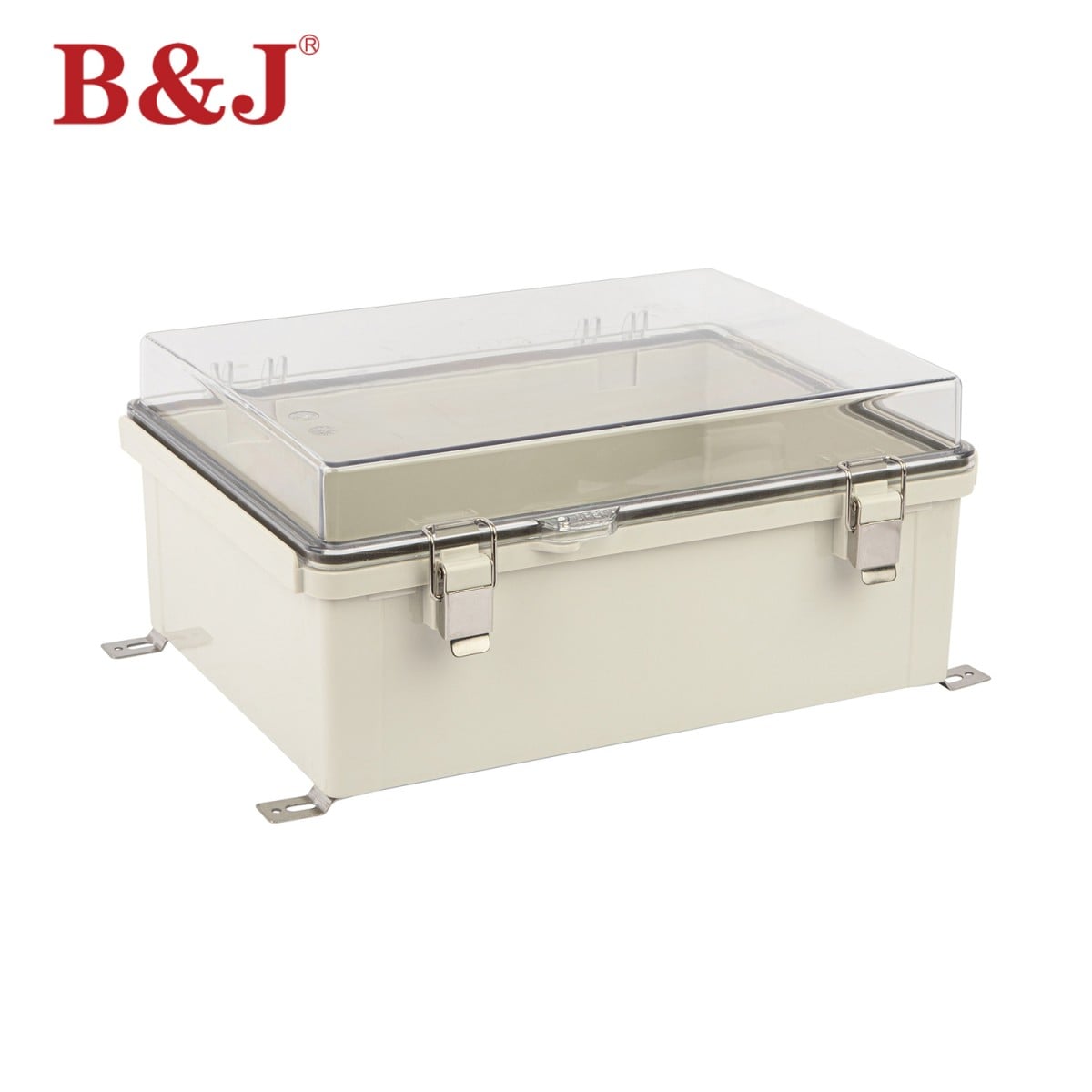 IP68 Waterproof Plastic Junction Box Electrical Box with Stainless Steel Hinges
