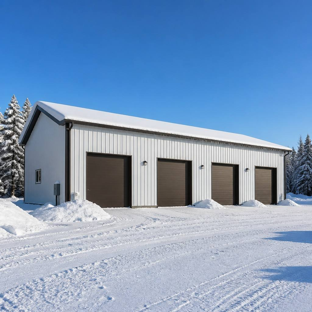 Winter-Ready Steel Fleet Depot: Engineered for Harsh Climates