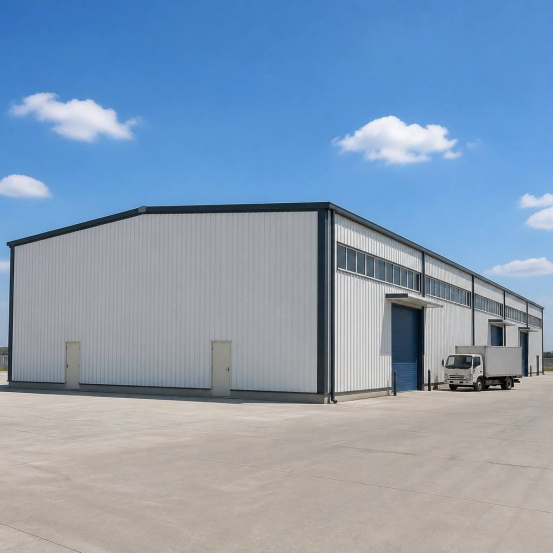 Modern Steel Warehouse Built for Seamless Logistics Flow
