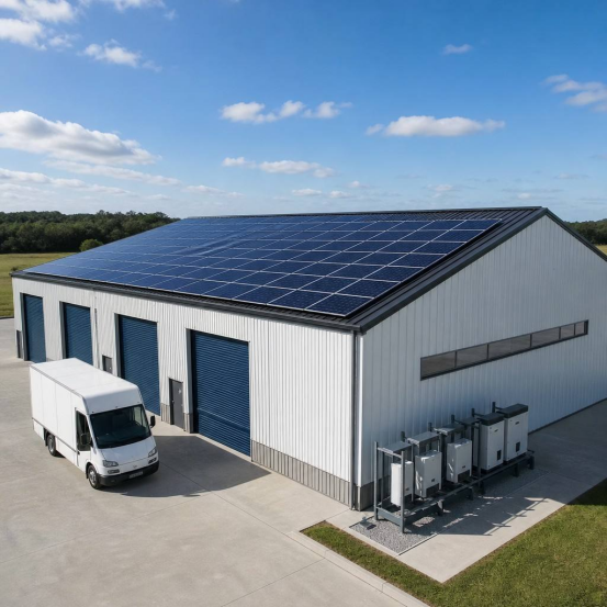 Solar-Powered Steel Warehouse: Cut Costs, Generate Value