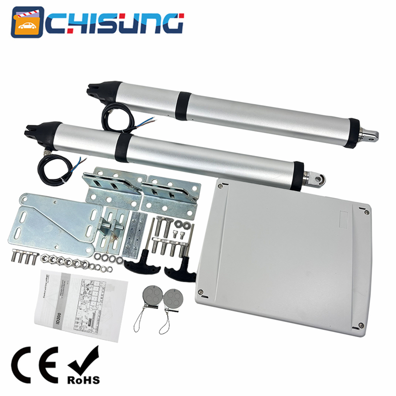 CHISUNG CSSGO-11 DC24V Automatic Swing Gate Opener Kit | Heavy Duty 200kg Per Leaf Electric Gate Motor for Villa & Residential Dual Swing Gates 