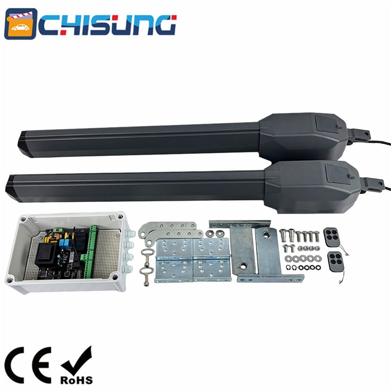 CHISUNG CSSGO-06 Heavy Duty Automatic Swing Gate Opener 500kg 4m Single Leaf, 3000N Thrust AC220V/110VMotorfor Oversized & Overweight Gates