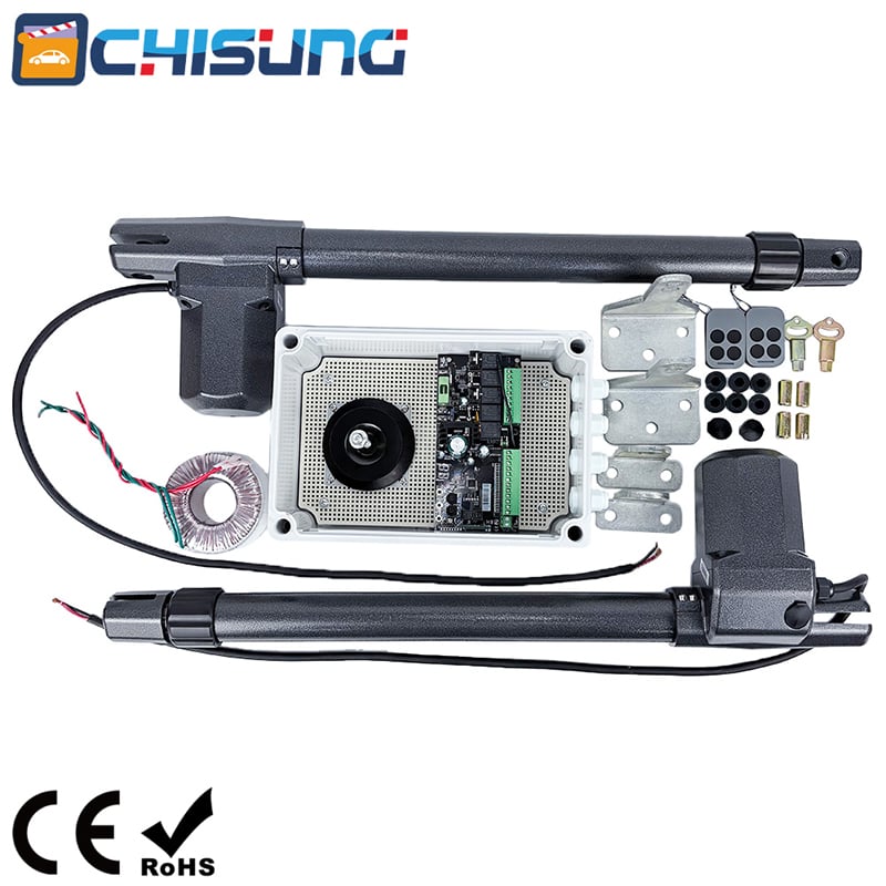 CHISUNG CSSGO-10 Smart Expandable Swing Gate Opener for Villa & Factory with DC24V Motor & Remote Control