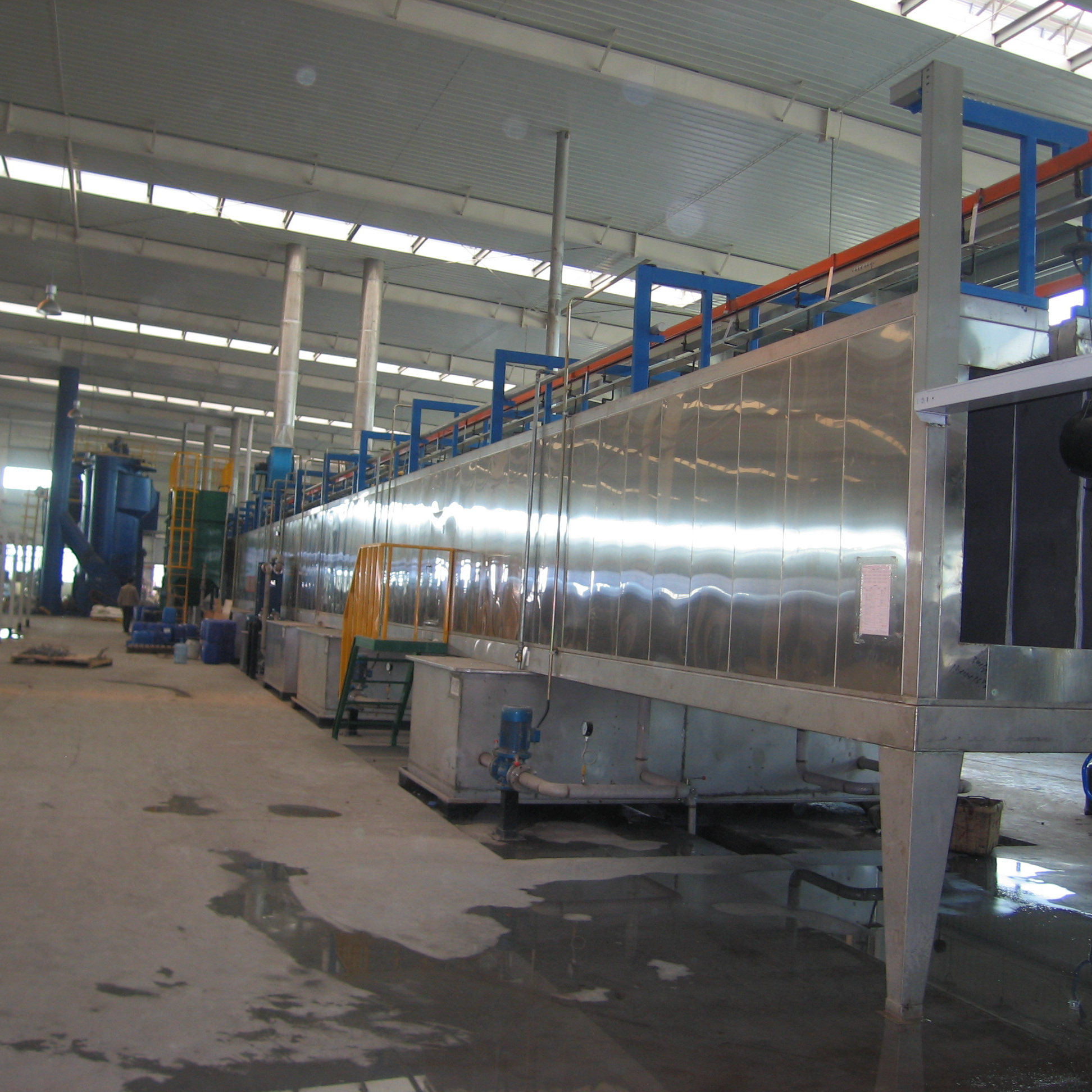 מערכת ט pretreatment ספוגת המשמשת בקו ציפוי
