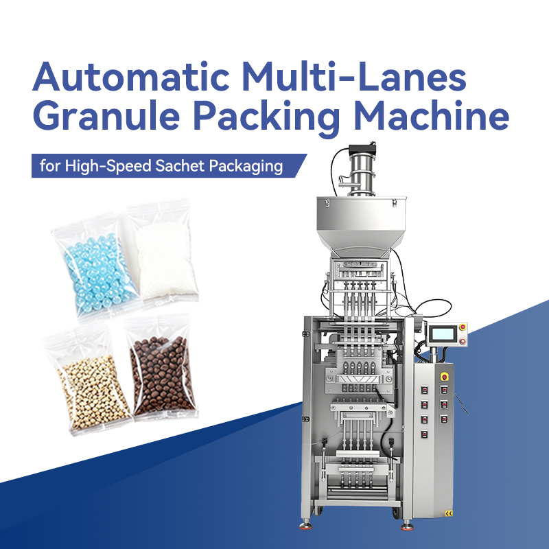 Automatic Multi-Lanes Granule Packing Machine for High-Speed Sachet Packaging
