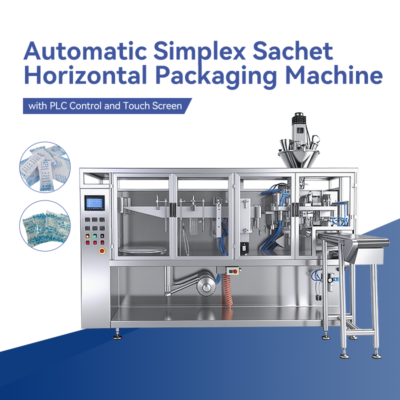 Automatic Simplex Sachet Horizontal  Packaging Machine with PLC Control and Touch Screen