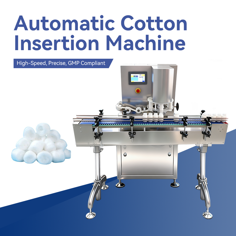 Automatic Cotton Insertion Machine – High-Speed, Precise, GMP Compliant