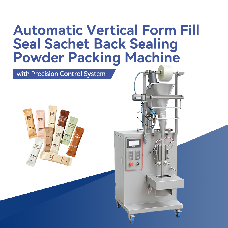 Automatic Vertical Form Fill Seal Sachet Back Sealing Powder Packing Machine