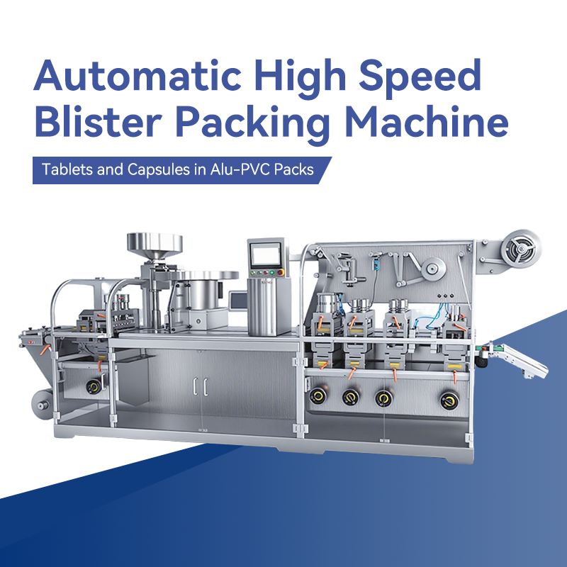 Automatic High Speed Blister Packing Machine for Tablets and Capsules in Alu-PVC Packs