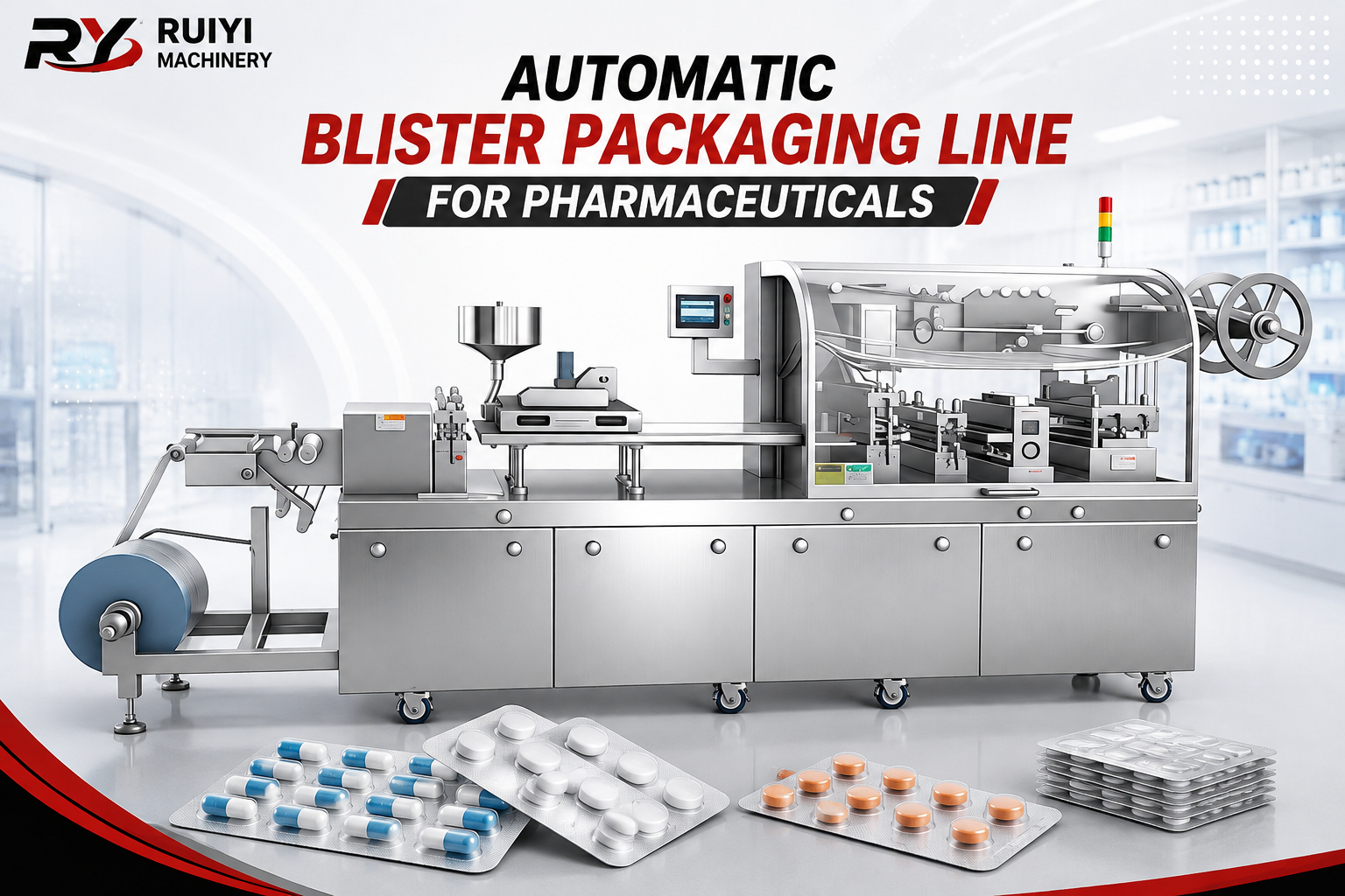 Automatische Blisterverpackungslinie für Arzneimittel