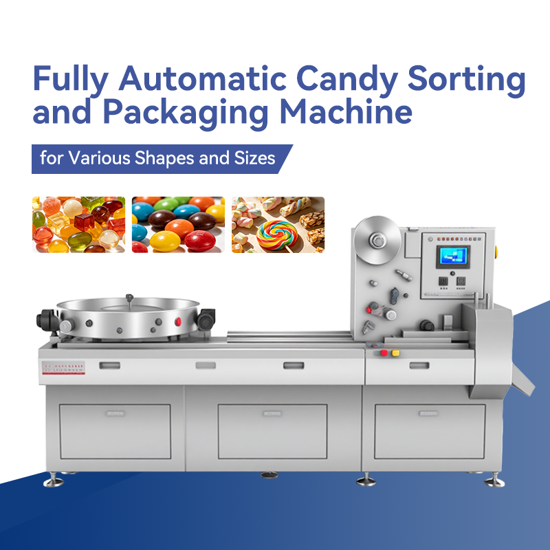 Fully Automatic Candy Sorting and Packaging Machine for Various Shapes and Sizes