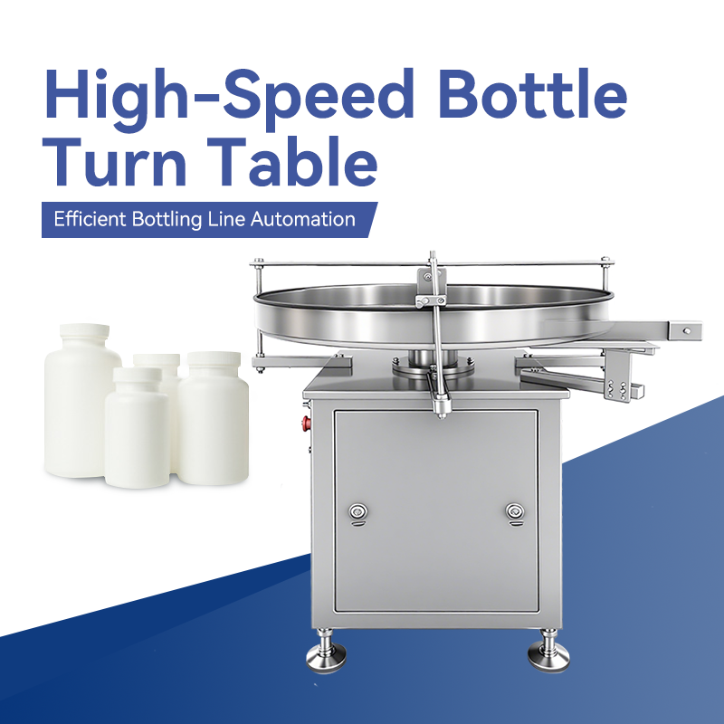 High-Speed Bottle Turn Table for Efficient Bottling Line Automation